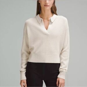LULULEMON Collared Merino knit sweater